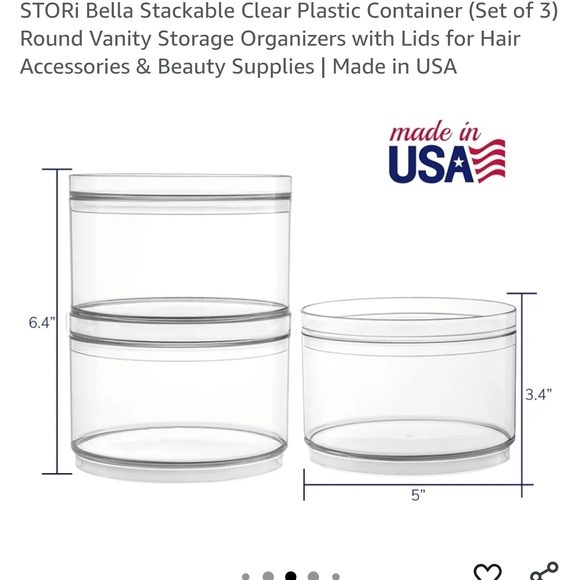 Clear Stackable Plastic Storage Containers - Picture 5 of 5